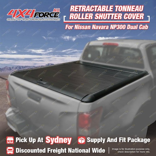 Retractable Tonneau Cover Roller Shutter for Nissan Navara NP300 Dual Cab SYD