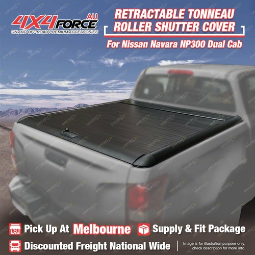 Retractable Tonneau Cover Roller Shutter for Nissan Navara NP300 Dual Cab MEL