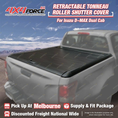 Retractable Tonneau Cover Roller Lid Shutter for Isuzu D-MAX Dual Cab MEL Stock