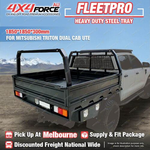 HD Steel Tray 1850x1850x300mm for Mitsubishi Triton Dual Cab Ute MEL Stock