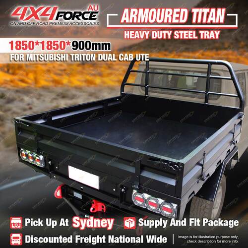 HD Steel Tray 1850x1850x900mm for Mitsubishi Triton Dual Cab Ute SYD Stock