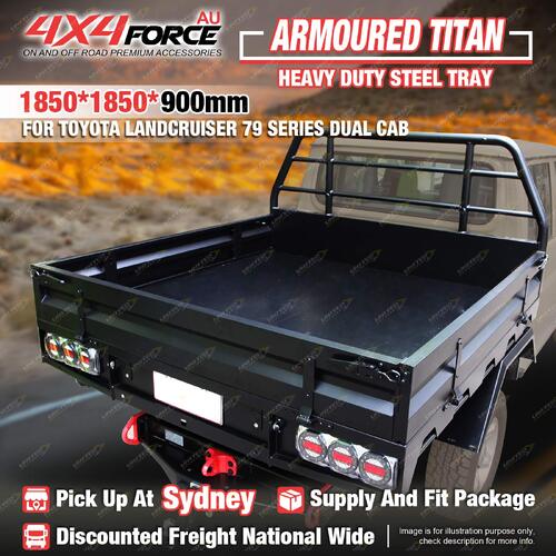 Heavy Duty Steel Tray 1850x1850x900mm for Toyota LandCruiser Dual Cab SYD