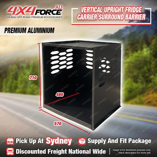 Aluminum Vertical Upright Fridge Carrier Surround Barrier for Tray Pickup SYD