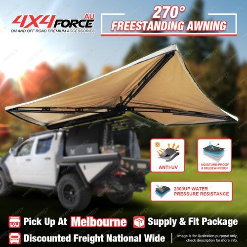 Ripstop Polyester 270 Awning Freestanding LHS for Car Camping Outdoor 4WD MEL