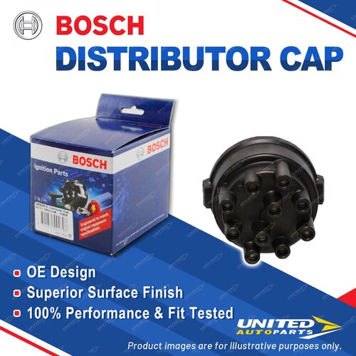 Bosch Distributor Cap for Nissan Bluebird U11 WU11 1.8 I4 8V 1983-1990