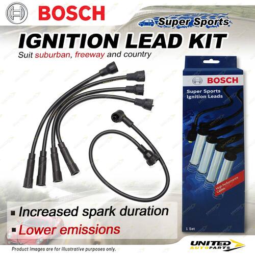 Bosch Ignition Leads for Nissan Homer F20 PF20 Urvan E23 VPGE23 2.0 Bus