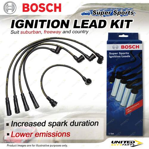 Bosch Ignition Leads for Ford Courier SACE SACP PB PC Econovan JG JH SGME