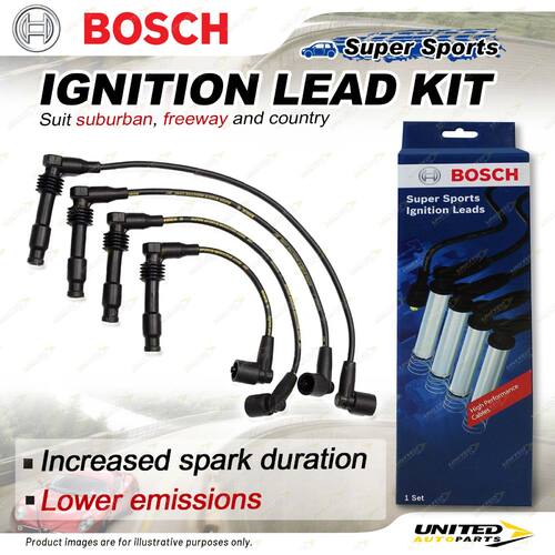 Bosch Ignition Leads for Holden Astra TR TFF19 TFF35 TFF68 1.6 I4 8V 95-98