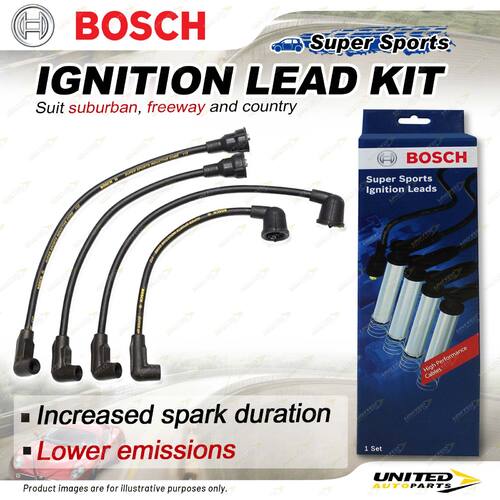 Bosch Ignition Leads for Mazda RX-7 FD FD3S 1.3L 2 Door Coupe 1992-2002