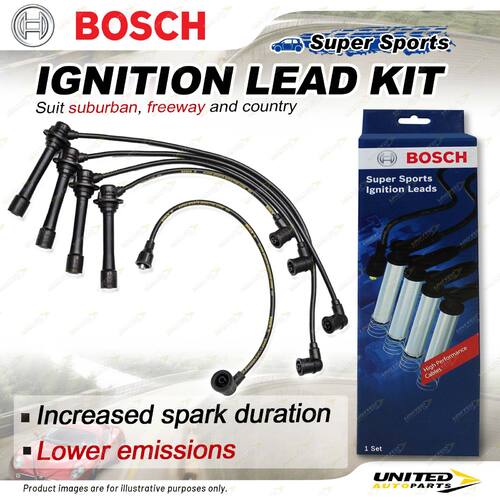 Bosch Ignition Leads for Ford Capri SA SB SC SE Laser KE 1.6 I4 16V