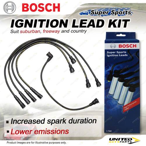 Bosch Ignition Leads for Holden Jackaroo L1 UBS17 Rodeo TF TFR17 TFS17 2.6