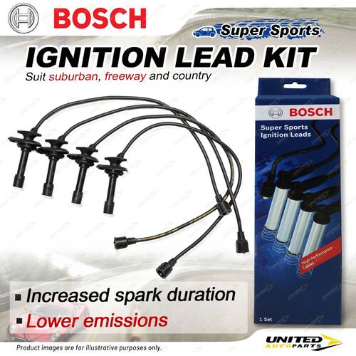 Bosch Super Sport Ignition Leads for Subaru Impreza GC GC8 GF GF8 2.0 F4 16V