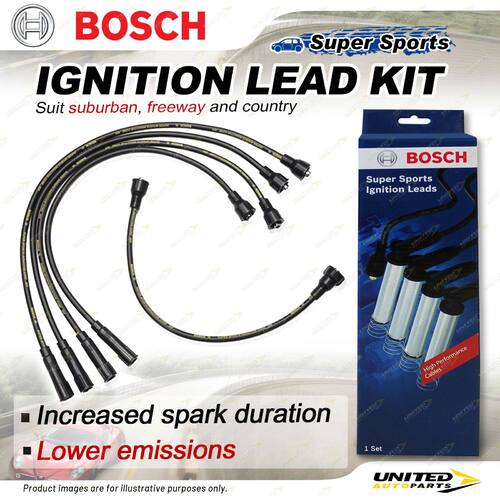 Bosch Ignition Leads for Suzuki Vitara SE416 TA01C TA01V 1.6 I4 8V 1988-1994