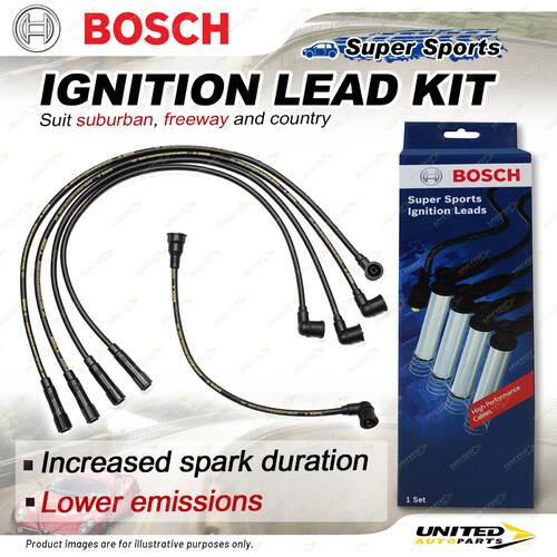 Bosch Ignition Leads for Nissan 720 720 Bluebird 910 1.8 2.0 2.2 I4 8V