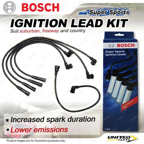 Bosch Ignition Leads for Holden Barina AA33S AB34S SL082 MF MH MG68 MS77