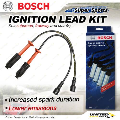 Bosch Ignition Leads for Mercedes Benz MB100 661 Vito 113 638 2.0 2.3 Van