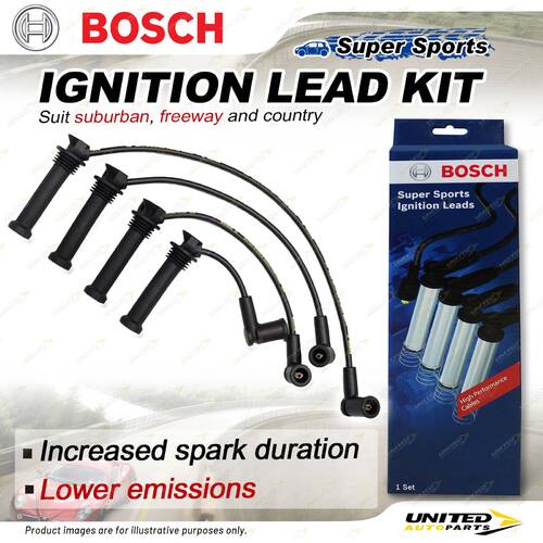 Bosch Ignition Leads for Ford Escape ZB U02Z U04Z 2.3 I4 16V SUV 2004-2006