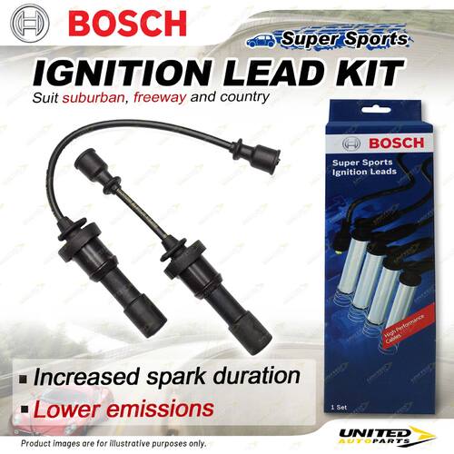 Bosch Ignition Leads for Hyundai Santa FE SM Sonata EF EF-B 2.0 2.4 I4 16V