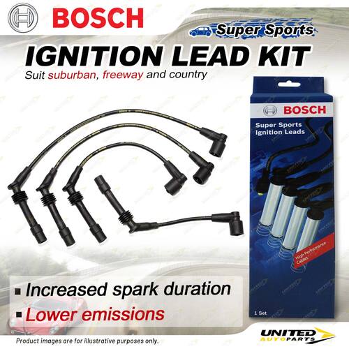 Bosch Ignition Leads for Holden Barina Combo SB 1.4 I4 8V 1997-2002