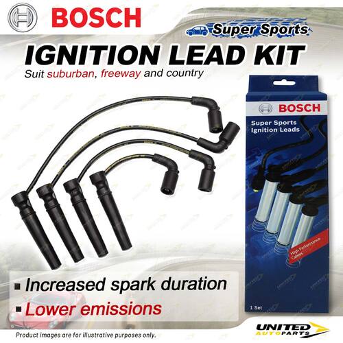 Bosch Ignition Leads for Holden Barina TK 1.6 I4 16V Hatchback 2005-2011