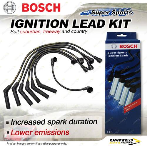 Bosch Ignition Leads for Mitsubishi Diamante F13A F15A F25A KR KS 2.5 3.0