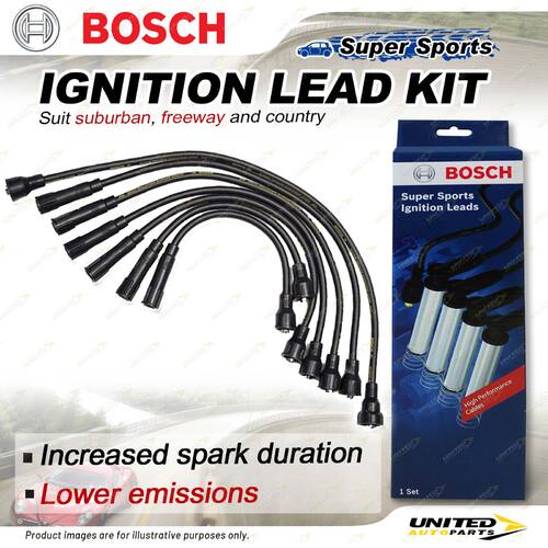 Bosch Ignition Leads for Nissan Patrol G60 G61 MQ 160 VG160 4.0 I6 12V