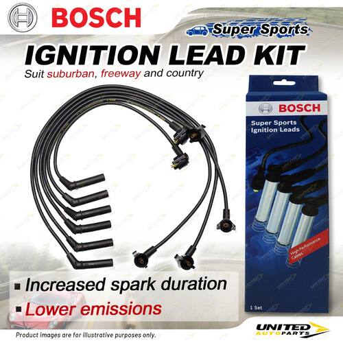 Bosch Ignition Leads for Ford Explorer UN UP UQ US 4.0 V6 12V SOHC 1996-2001