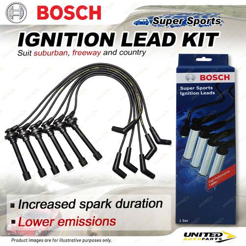 Bosch Ignition Leads for Holden Jackaroo L2 L5 UBS25 3.2 V6 24V 1992-1998