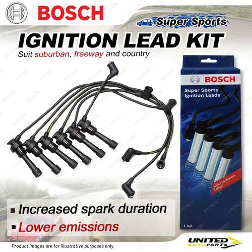 Bosch Ignition Leads for Mitsubishi 3000GT JF Diamante F17A F27A Galant HJ