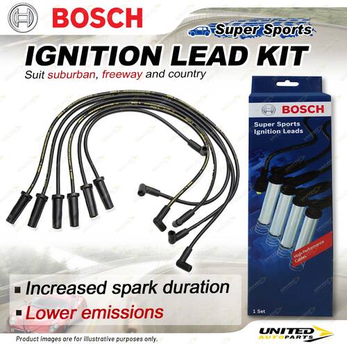 Bosch Super Sport Ignition Leads for Holden Commodore Calais VG VN 3.8