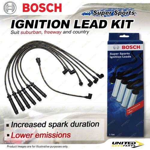 Bosch Super Sport Ignition Leads for Holden Commodore Calais VL 3.0