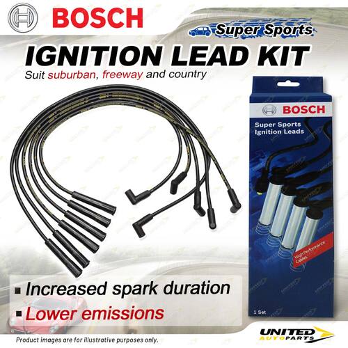 Bosch Super Sport Leads for Ford Falcon Fairmont EF Fairlane NF LTD DF