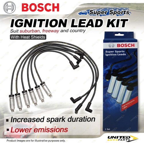 Bosch Super Sport Ignition Leads for Toyota Lexcen VP VR With Heat Shields