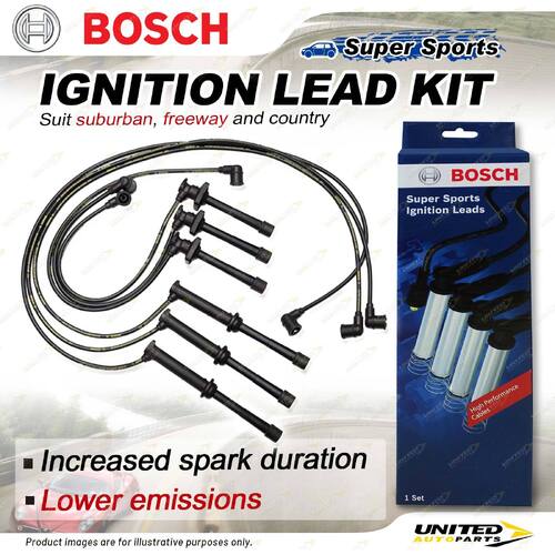 Bosch Ignition Leads for Ford Probe ST SU SV Telstar AX AY 2.5 V6 24V