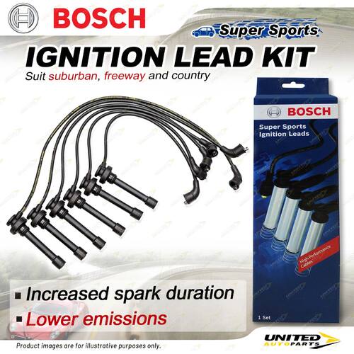 Bosch Ignition Leads for Mitsubishi Diamante TJ Magna TE TF TH TJ TL TW