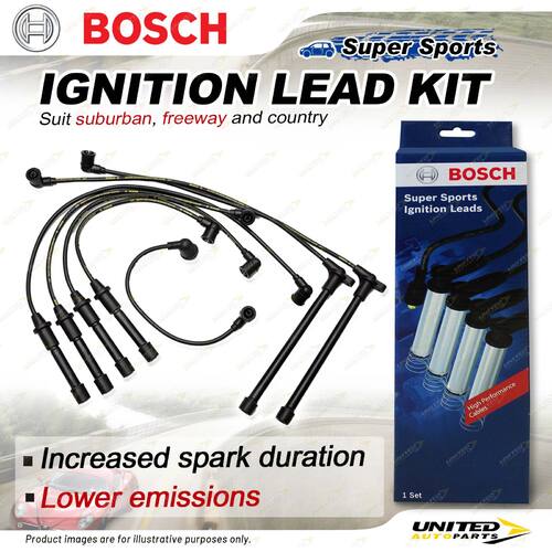 Bosch Ignition Leads for Nissan Navara Pathfinder Terrano D21 3.0 V6 12V