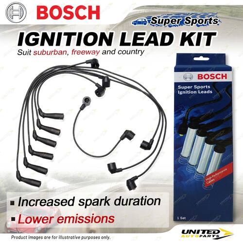 Bosch Ignition Leads for Toyota Hilux 4 Runner VZN130 3.0 V6 12V SUV