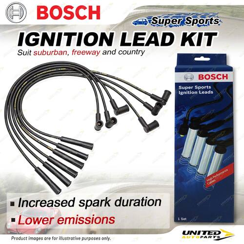 Bosch Super Sport Leads for Ford Fairlane Fairmont Falcon LTD AU2 AU3