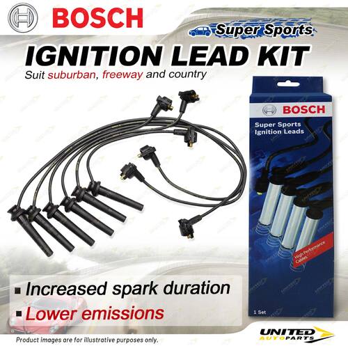 Bosch Ignition Leads for Mazda MPV LW LW5W 2.5 V6 24V Wagon 1999-2000