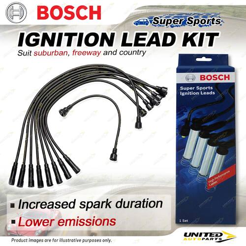 Bosch Super Sport Ignition Leads for Holden HG HJ HQ HT HX HZ 4.1 5.0