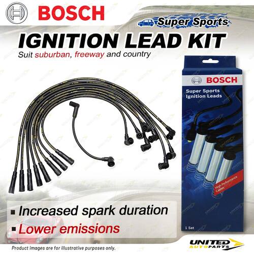 Bosch Ignition Leads for Holden Caprice Statesman VQ 5.0 V8 16V 1990-1994