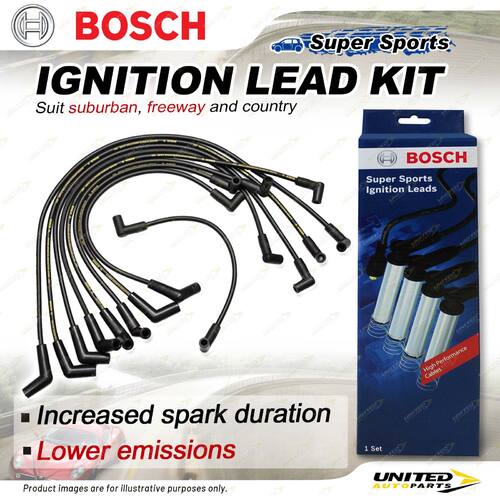 Bosch Super Sport Ignition Leads for Ford Falcon Fairmont EB ED EF EL XH