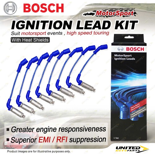 Bosch Motor Sport Ignition Leads for Holden Commodore Calais Crewman VE VF VZ