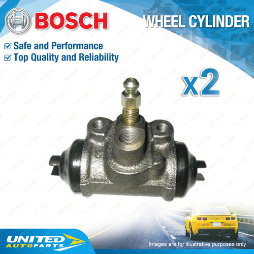 2 x Bosch Rear Wheel Cylinders for Ford Festiva WB WD WF 1.3L 1.5L B3 B5 85-03