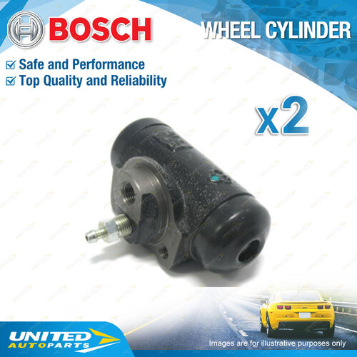 2 x Bosch Rear Wheel Cylinders for Toyota Hiace LH 103 113 125 162 172 177 184