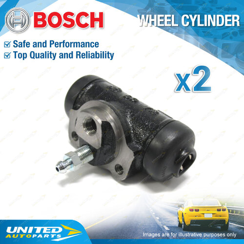 2 x Bosch Rear Wheel Cylinders for Toyota Hilux TGN16 KUN16 GGN15 2.7L 3.0L 4.0L