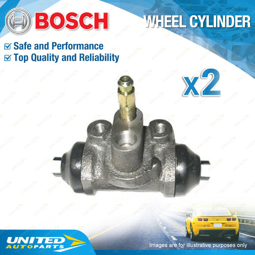 2 x Bosch Rear Wheel Cylinders for Ford Laser KJ KL KF KH KN KQ 1.3 1.6 1.8 2.0L