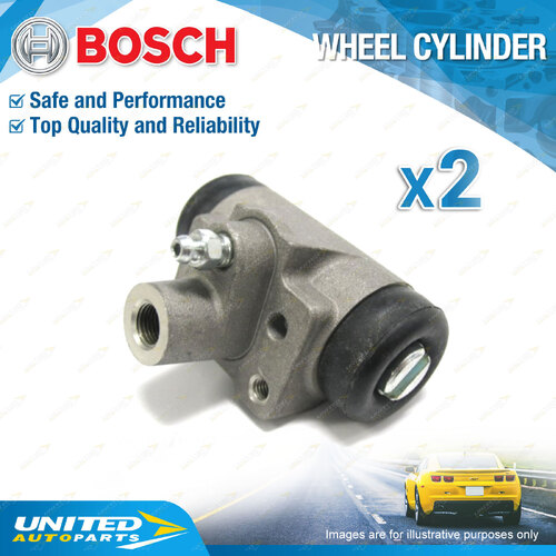 2x Bosch Rear Wheel Cylinders for Holden Colorado 7 RG 2.5L 2.8L LWH LWN LVN LKH