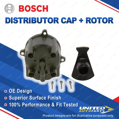 Bosch Ignition Distributor Cap Rotor for Toyota Rav 4 I 16V 4WD SXA10 2.0L 95KW