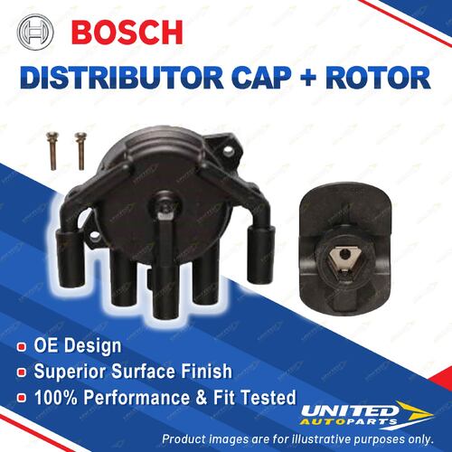 Bosch Distributor Cap Rotor for Mitsubishi Express Starwagon III Triton MK 2.4L